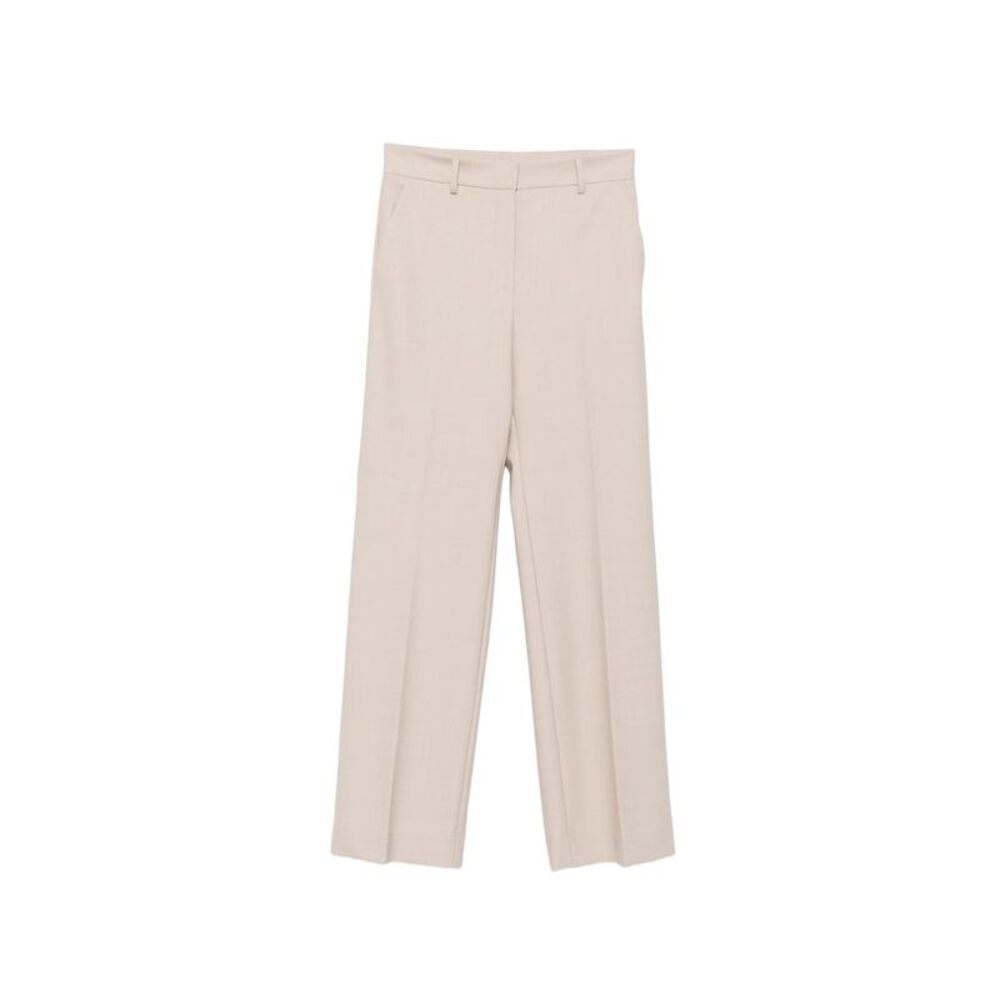 Antonelli Firenze Neutrals Trousers - Straight Trousers Women